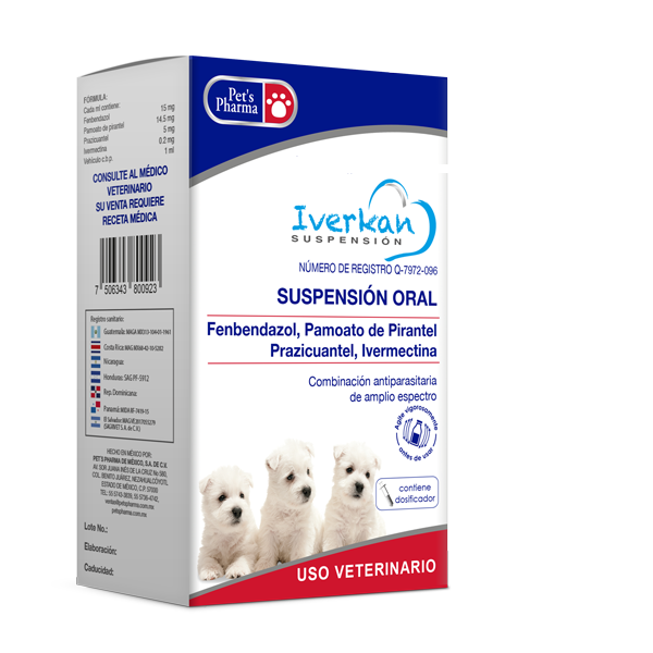 Iverkan Suspensión 20 ml ( Antiparasitario )